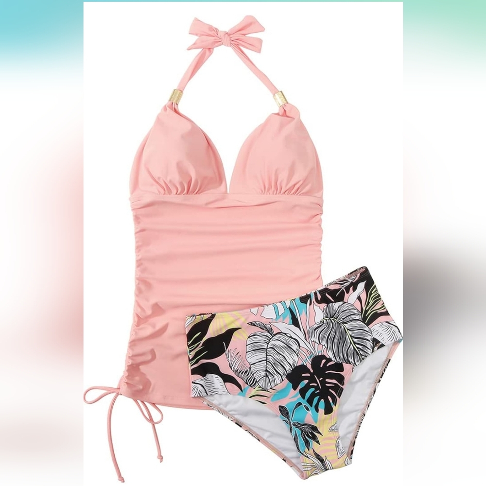 SUUKSESS 2 Piece Tankini Swimsuit